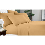 6-Piece: Luxury Home Cool Bamboo-Fiber Sheet Set Gold Bedding - Tophatter Daily Deals