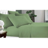 6-Piece: Luxury Home Cool Bamboo-Fiber Sheet Set Sage Green Bedding - Tophatter Daily Deals