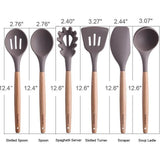 6-Piece: Maphyton Nonstick Silicone Cooking Utensils Set Kitchen Tools & Gadgets - Tophatter Daily Deals