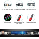 6-Piece: Motorcycle LED Light Strips Automotive - Tophatter Daily Deals