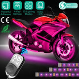 6-Piece: Motorcycle LED Light Strips Automotive - Tophatter Daily Deals