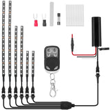 6-Piece: Motorcycle LED Light Strips Automotive - Tophatter Daily Deals