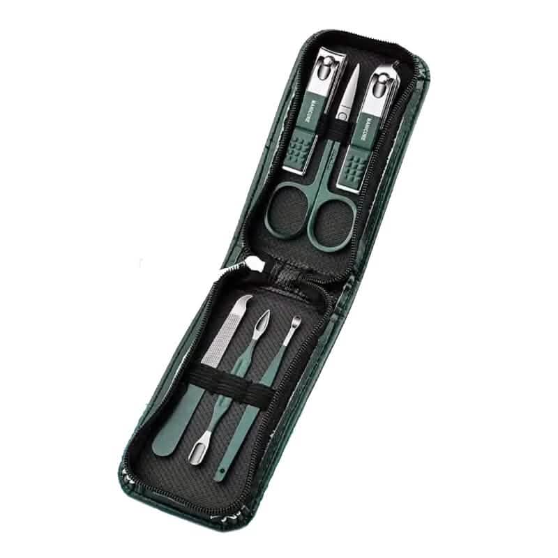 6-Piece: Nail Clipper Set with Zipper Travel Case Beauty & Personal Care - Tophatter Daily Deals