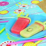 6-Piece: Popsicle Molds Reusable Ice Cream DIY Ice Pop Maker Kitchen Tools & Gadgets - Tophatter Daily Deals