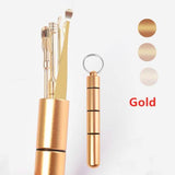 6-Piece: Portable Stainless Steel Ear Pick Set Beauty & Personal Care - Tophatter Daily Deals