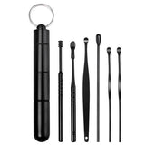 6-Piece: Portable Stainless Steel Ear Pick Set Beauty & Personal Care - Tophatter Daily Deals