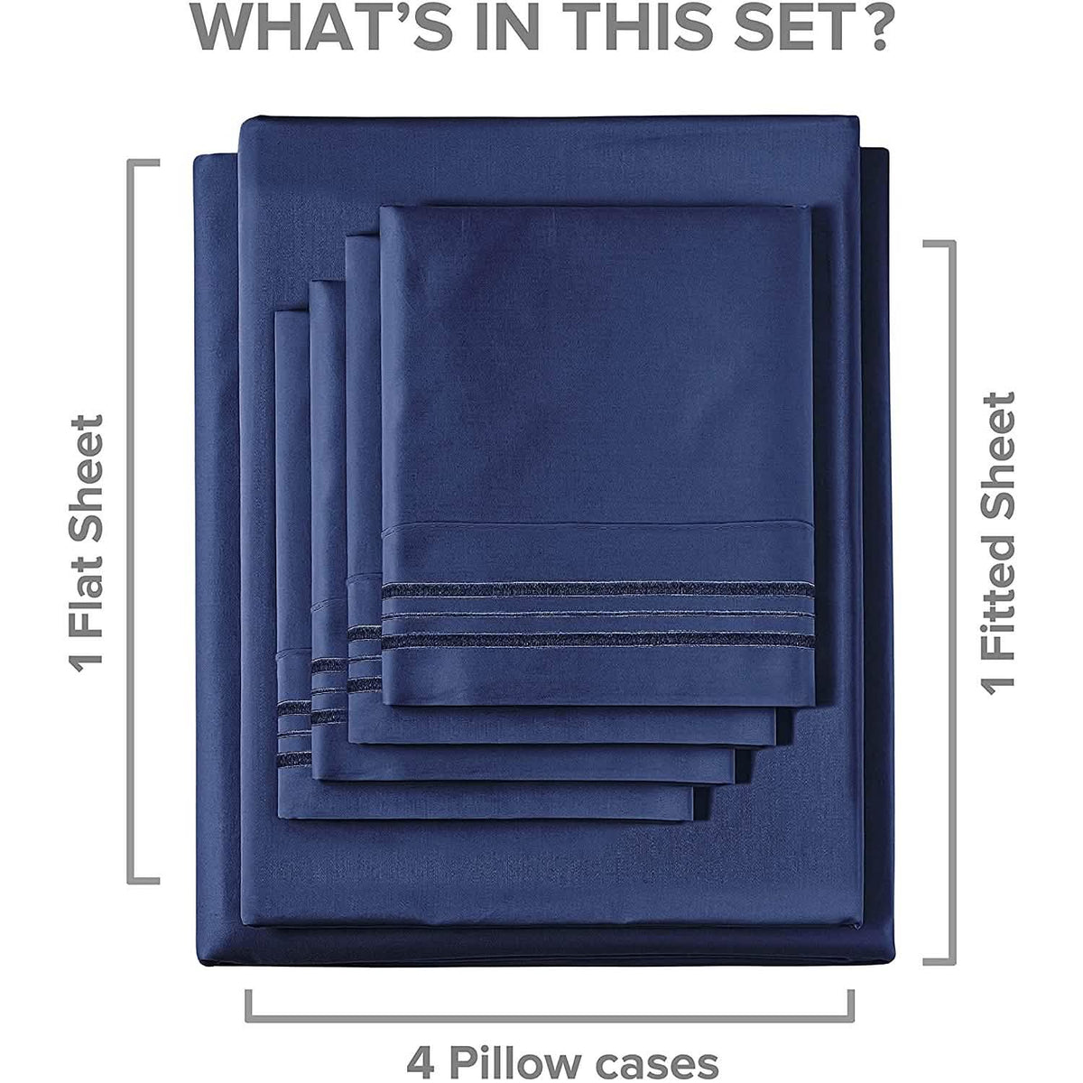 6-Piece Set: Hotel Luxury Bed Sheets Bedding - Tophatter Daily Deals