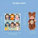 6-Piece Set: Princess Doll Gift Box Toys & Games - Tophatter Daily Deals