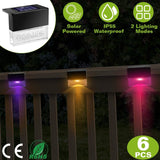 6-Piece: Solar Powered Acrylic Bubbles Decorative Deck Lights Outdoor Lighting - Tophatter Daily Deals