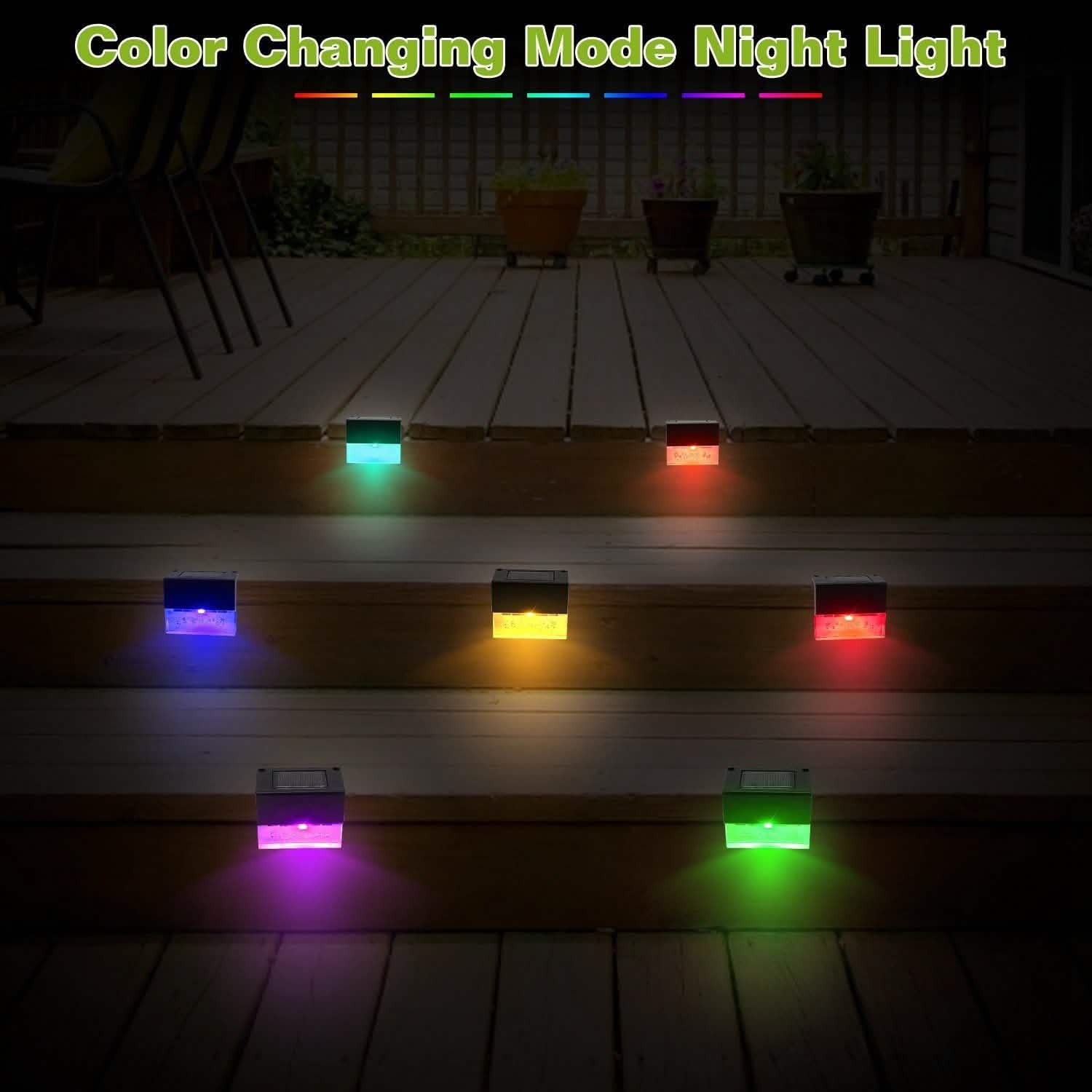 6-Piece: Solar Powered Acrylic Bubbles Decorative Deck Lights Outdoor Lighting - Tophatter Daily Deals