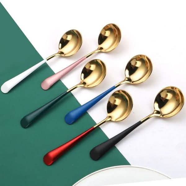 6-Piece: Stainless Steel Spoon Wine & Dining - Tophatter Daily Deals