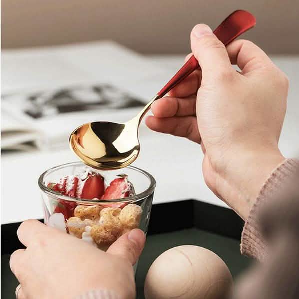 6-Piece: Stainless Steel Spoon Wine & Dining - Tophatter Daily Deals