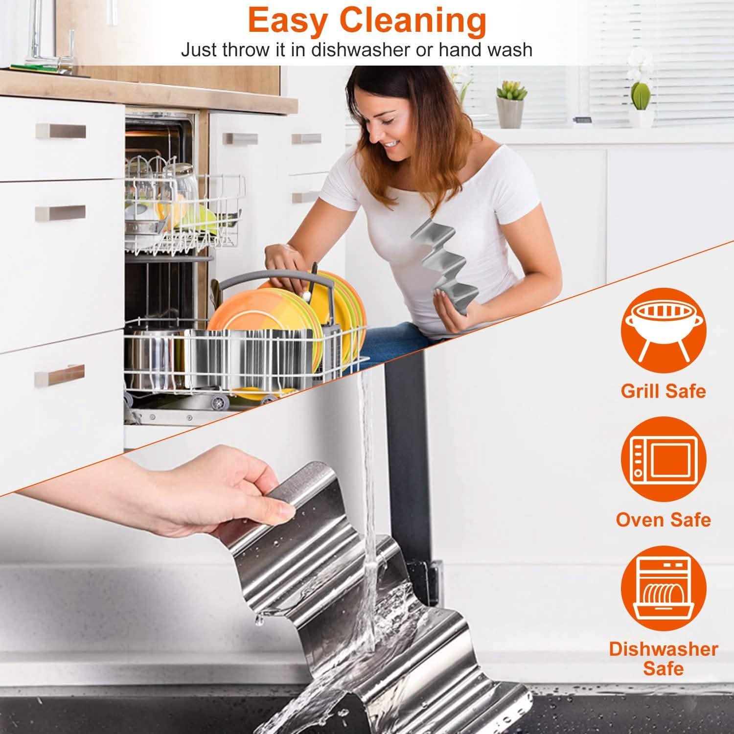 6-Piece: Stainless Steel Taco Holders Kitchen Tools & Gadgets - Tophatter Daily Deals