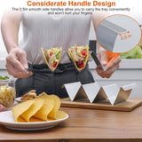 6-Piece: Stainless Steel Taco Holders Kitchen Tools & Gadgets - Tophatter Daily Deals