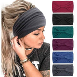 6-Piece: Wide Boho Bandeau Head Bands for Women Set 1 Headbands & Hair Accessories - Tophatter Daily Deals
