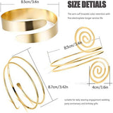 6-Piece: Women's Arm Band Cuff Bracelet Bracelets - Tophatter Daily Deals