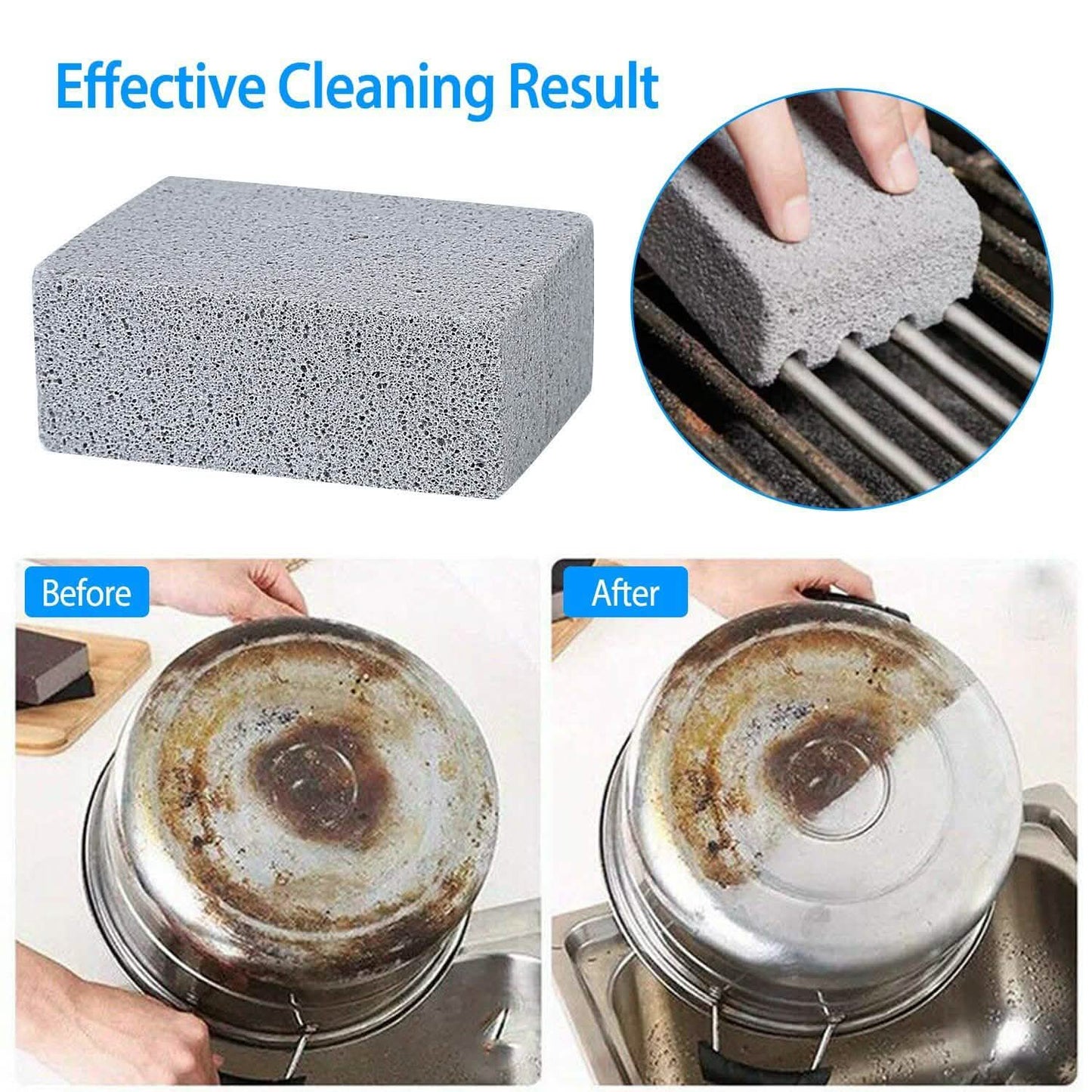 6-Pieces: Grill Griddles Cleaning Block Kitchen Tools & Gadgets - Tophatter Daily Deals