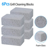 6-Pieces: Grill Griddles Cleaning Block Kitchen Tools & Gadgets - Tophatter Daily Deals