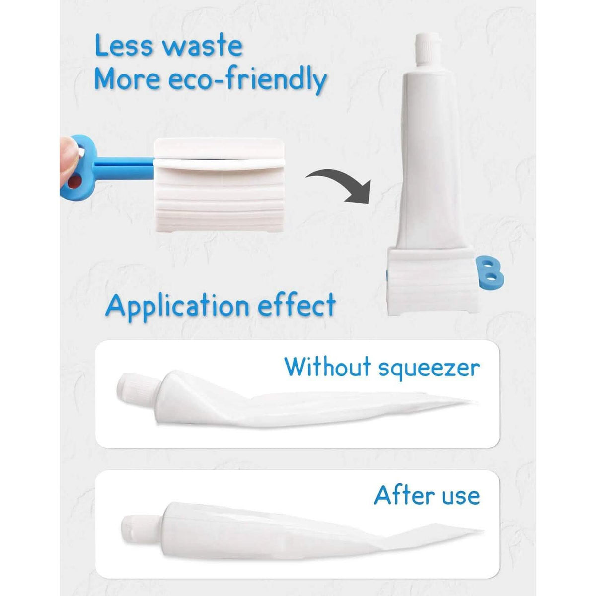 6-Pieces: Multi-Purpose Toothpaste Dispenser Bath - Tophatter Daily Deals