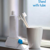 6-Pieces: Multi-Purpose Toothpaste Dispenser Bath - Tophatter Daily Deals