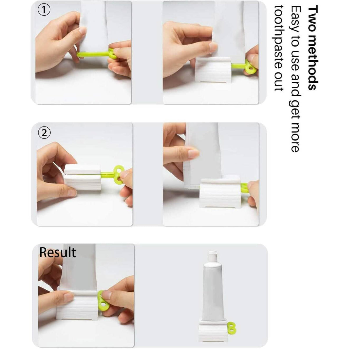 6-Pieces: Multi-Purpose Toothpaste Dispenser Bath - Tophatter Daily Deals