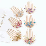6-Pieces: Rhinestone Encrusted Hairpin Barrette Accessory Beauty & Personal Care - Tophatter Daily Deals