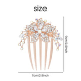 6-Pieces: Rhinestone Encrusted Hairpin Barrette Accessory Beauty & Personal Care - Tophatter Daily Deals