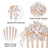 6-Pieces: Rhinestone Encrusted Hairpin Barrette Accessory Beauty & Personal Care - Tophatter Daily Deals