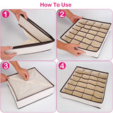 6-Pieces Set: Foldable Underwear Organizer Divider Container Storage & Organization - Tophatter Daily Deals