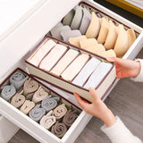 6-Pieces Set: Foldable Underwear Organizer Divider Container Storage & Organization - Tophatter Daily Deals