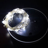 6-Pieces: Solar Powered Mason Jar Lid Lights 20 LEDs Cool White String & Fairy Lights - Tophatter Daily Deals