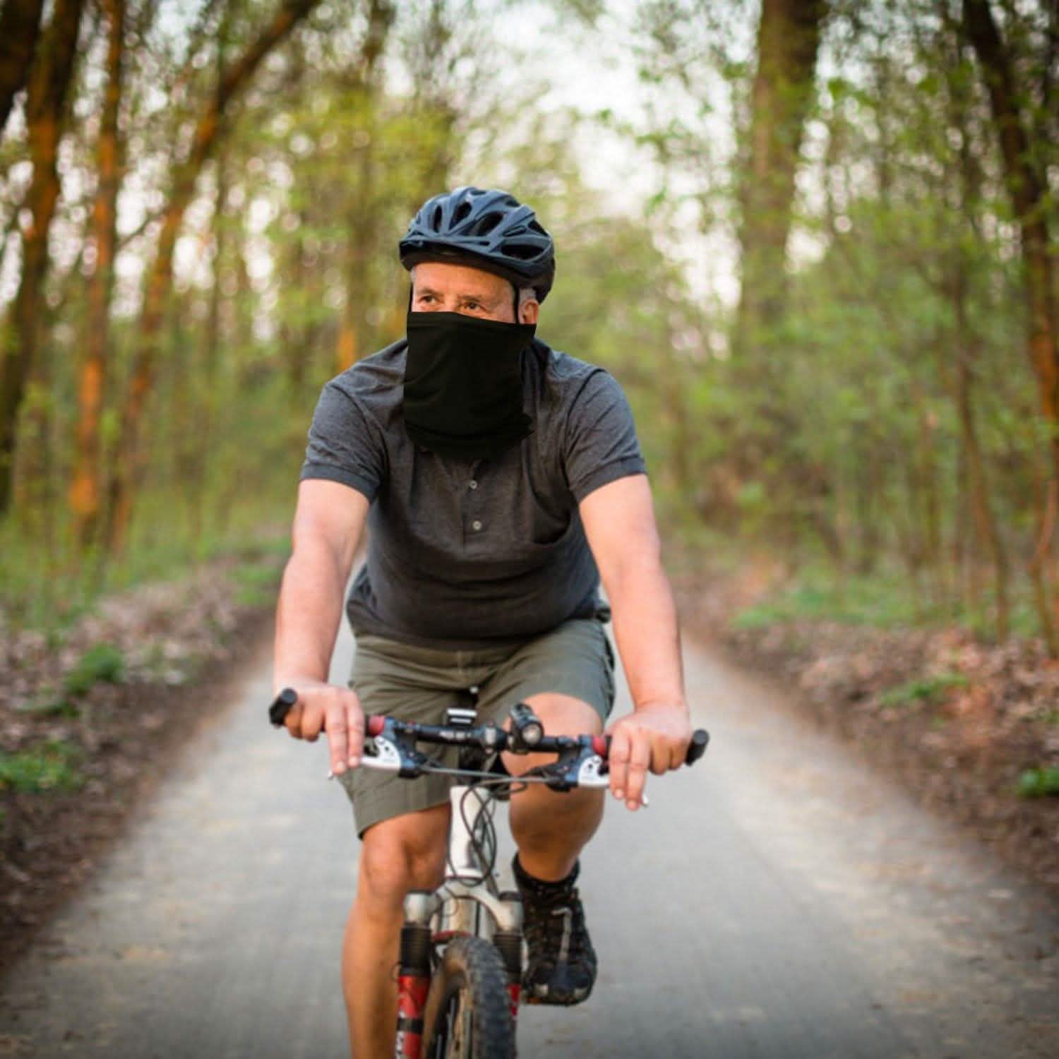 6-Pieces: Summer Neck Gaiter UV Sunscreen Protection Face Mask Face Masks & PPE - Tophatter Daily Deals