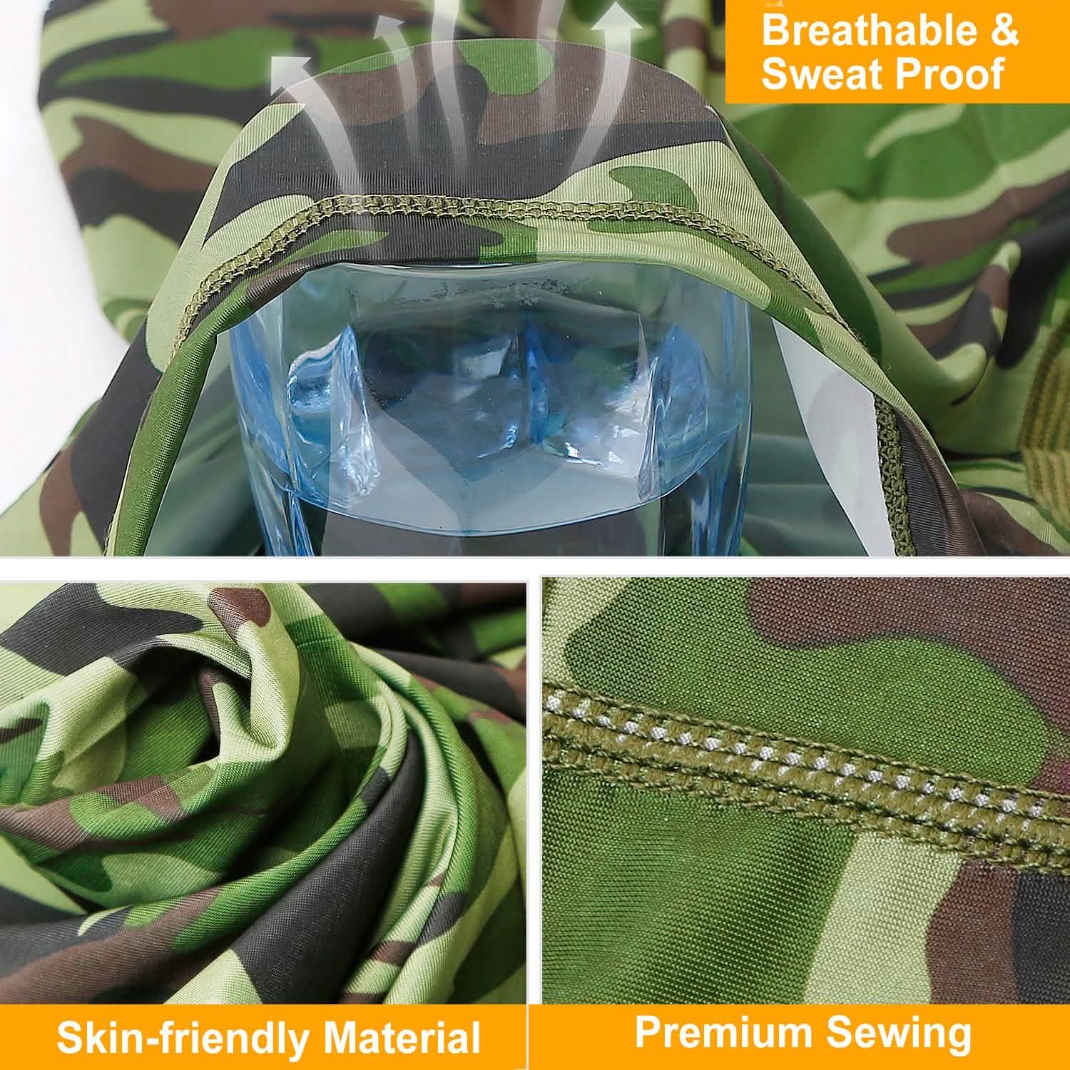 6-Pieces: Summer Neck Gaiter UV Sunscreen Protection Face Mask Scarf Face Masks & PPE - Tophatter Daily Deals