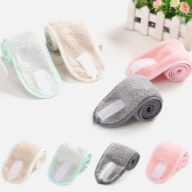 6-Pieces: Women's Face Wash Bath Makeup Hairband Beauty & Personal Care - Tophatter Daily Deals