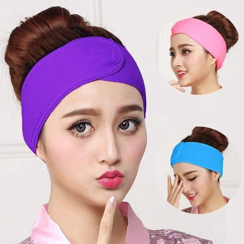 6-Pieces: Women's Face Wash Bath Makeup Hairband Beauty & Personal Care - Tophatter Daily Deals