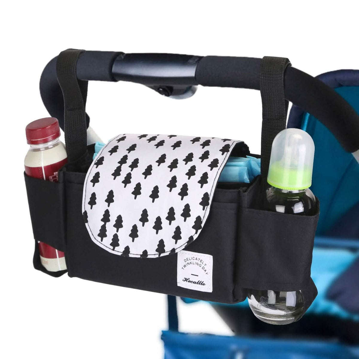 6-Pockets Baby Trolley Bag with Cup Holder Baby Gear - Tophatter Daily Deals