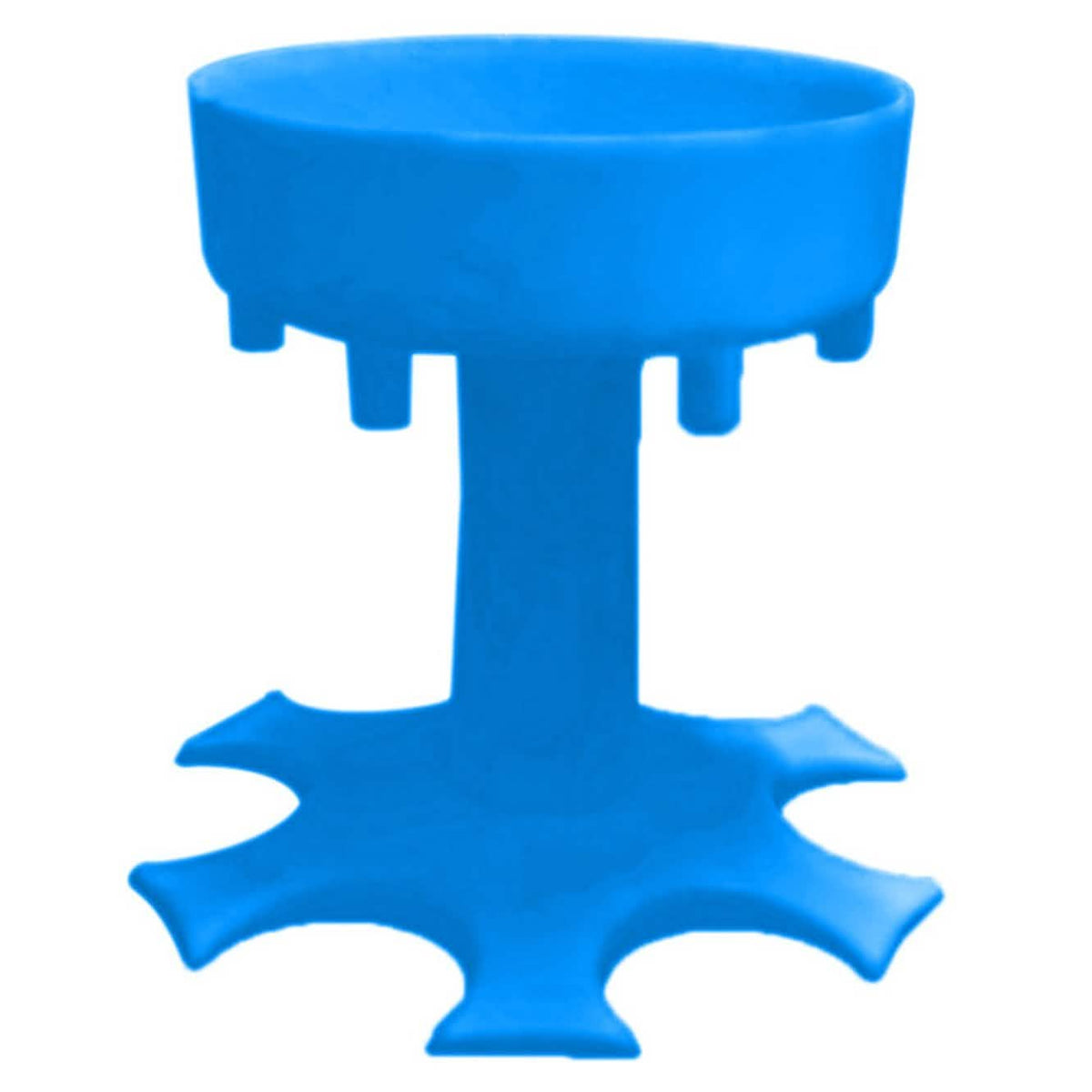 6 Shot Glass Dispenser and Holder Blue Wine & Dining - Tophatter Daily Deals