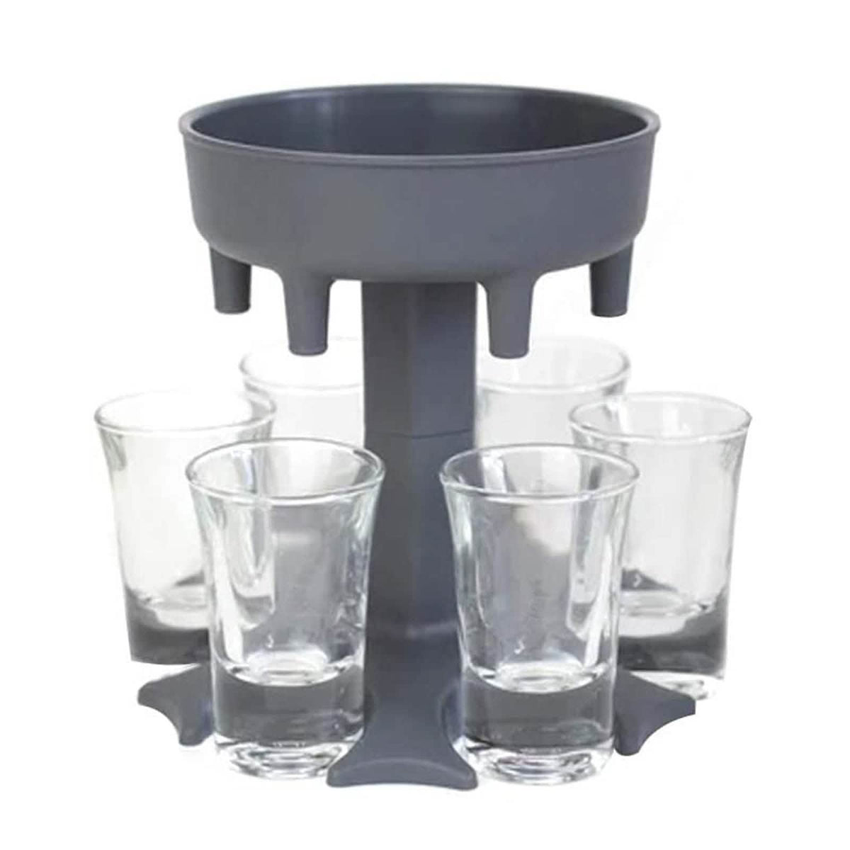 6 Shot Glass Dispenser and Holder Wine & Dining - Tophatter Daily Deals