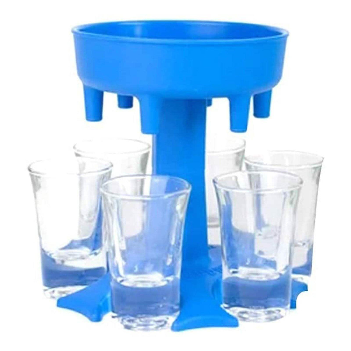 6 Shot Glass Dispenser and Holder Wine & Dining - Tophatter Daily Deals