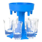 6 Shot Glass Dispenser and Holder Wine & Dining - Tophatter Daily Deals