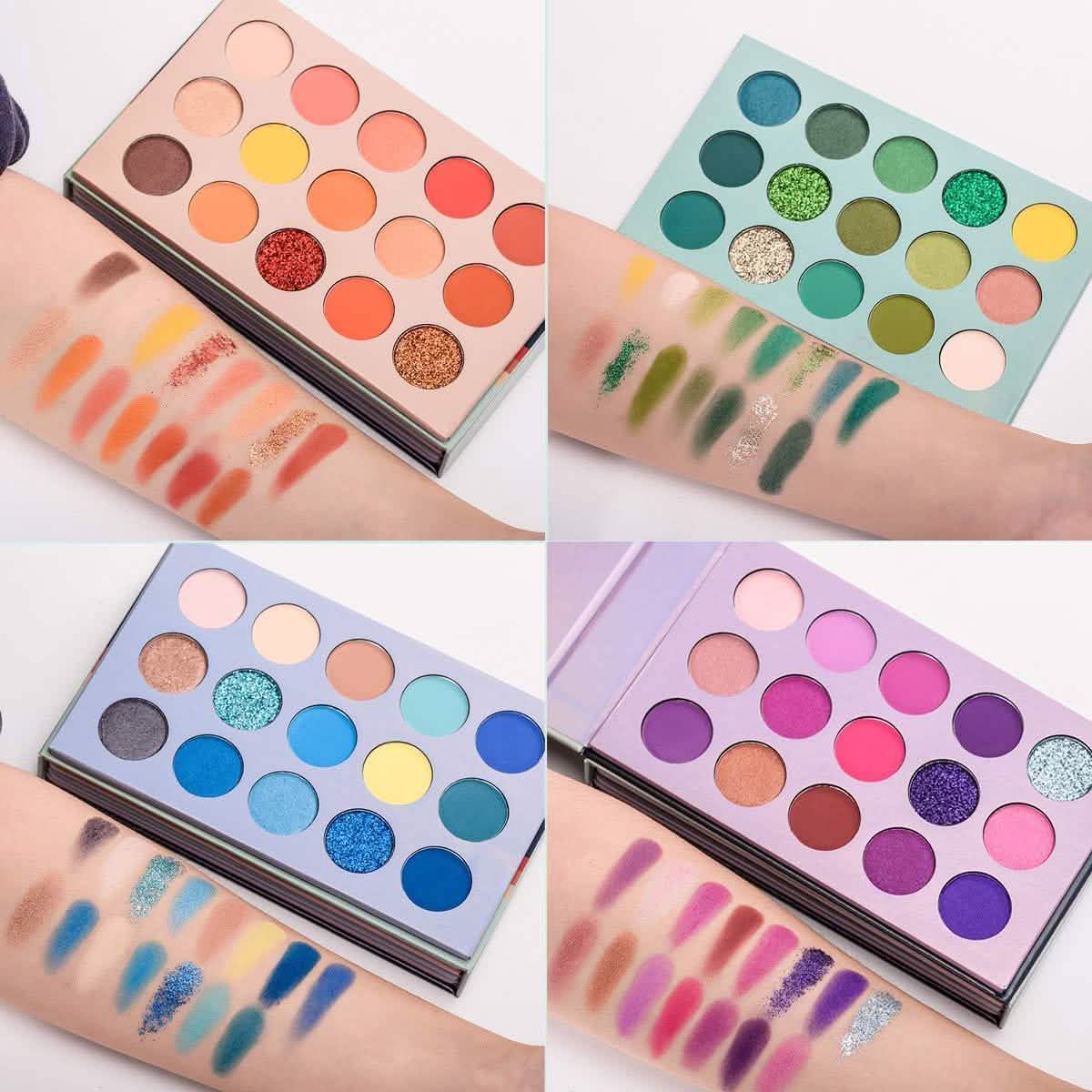 60 Colors Eyeshadow Palette 4-in-1 Color Board Makeup Palette Set Beauty & Personal Care - Tophatter Daily Deals