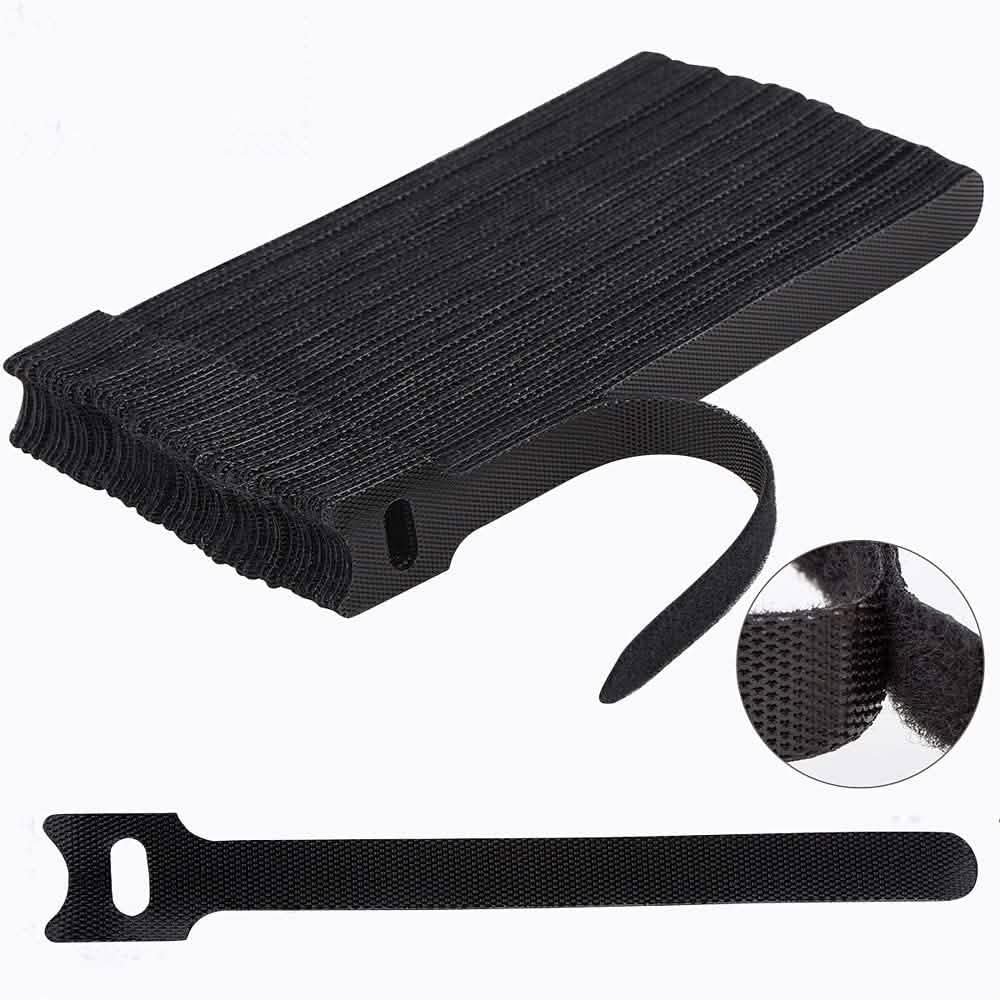 60-Pack: 6 Inches Reusable Cable Ties School, Office & Art Supplies - Tophatter Daily Deals