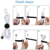 60-Pack: 6 Inches Reusable Cable Ties School, Office & Art Supplies - Tophatter Daily Deals
