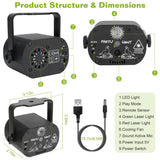 60 Pattern Laser Stage Light Sound Indoor Lighting - Tophatter Daily Deals