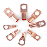 60-Piece: Battery Bare Copper Ring Lug Terminals Home Improvement - Tophatter Daily Deals