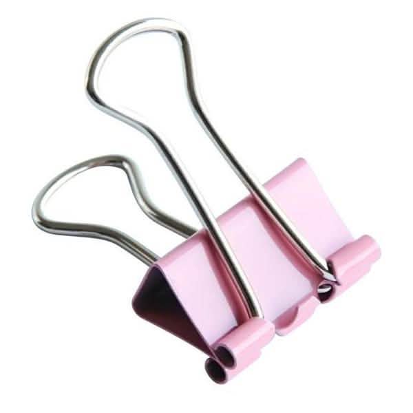 60-Pieces: 15mm Colorful Metal Paper File Ticket Binder Clips School, Office & Art Supplies - Tophatter Daily Deals