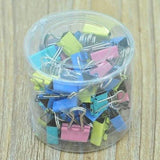 60-Pieces: 15mm Colorful Metal Paper File Ticket Binder Clips School, Office & Art Supplies - Tophatter Daily Deals