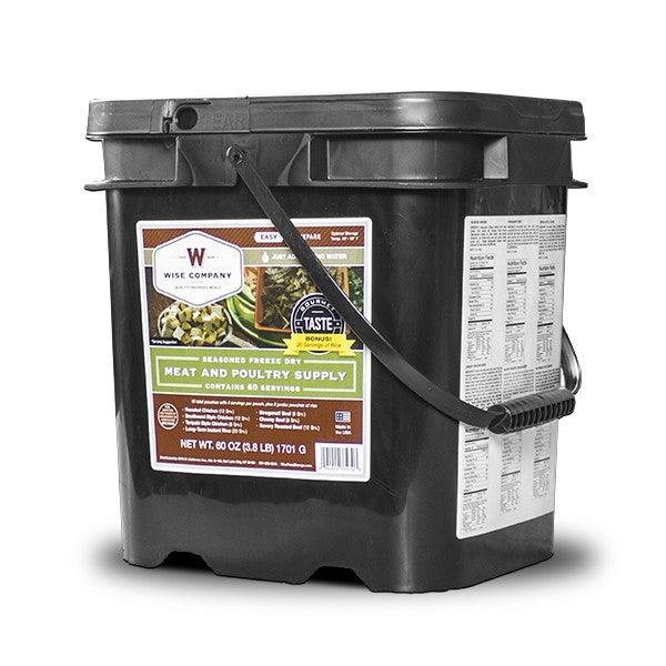 60 Serving Wise Meat Bucket Survival - Tophatter Daily Deals