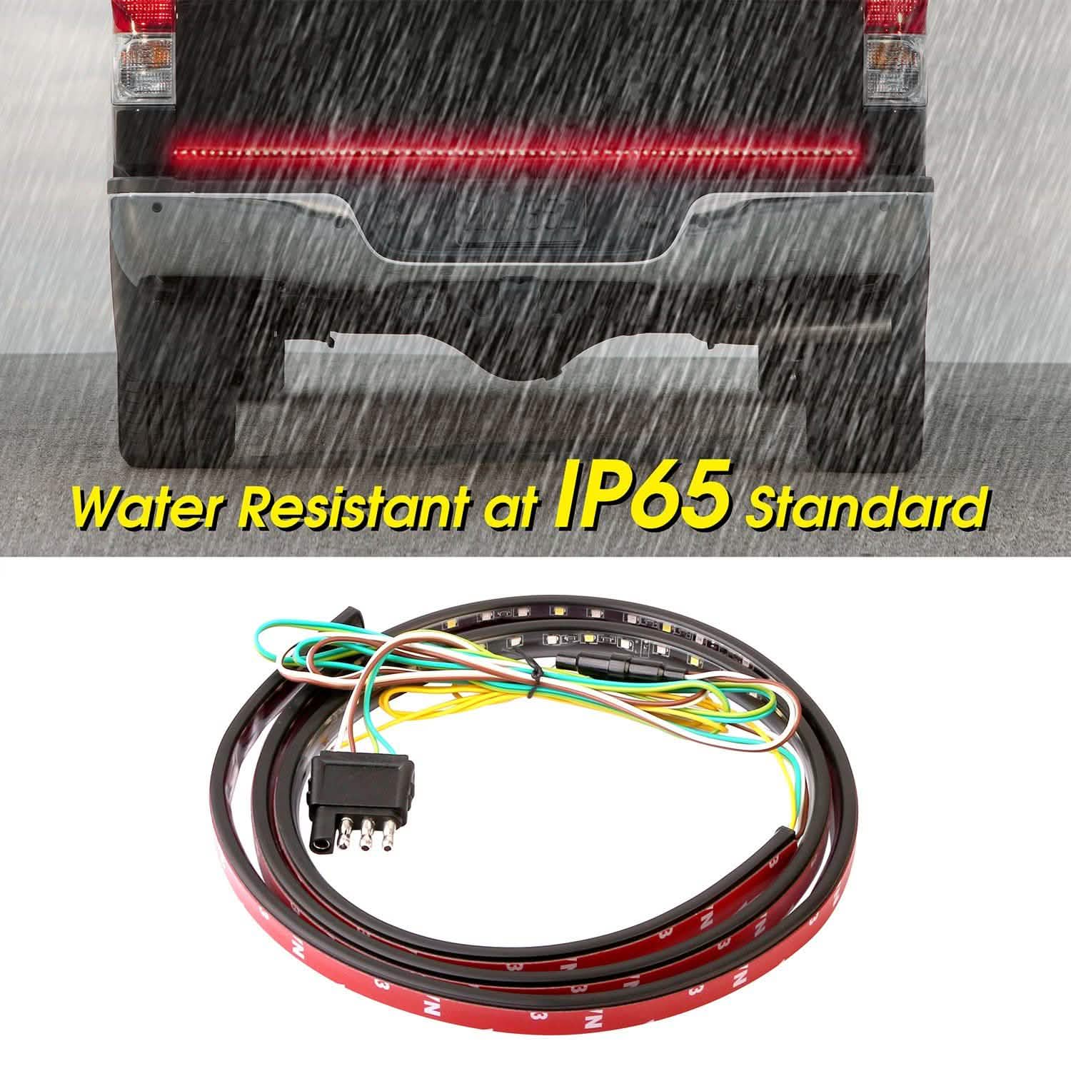 60" Truck Tailgate Brake/Reverse/Turn Signal LED Light Stip Automotive - Tophatter Daily Deals