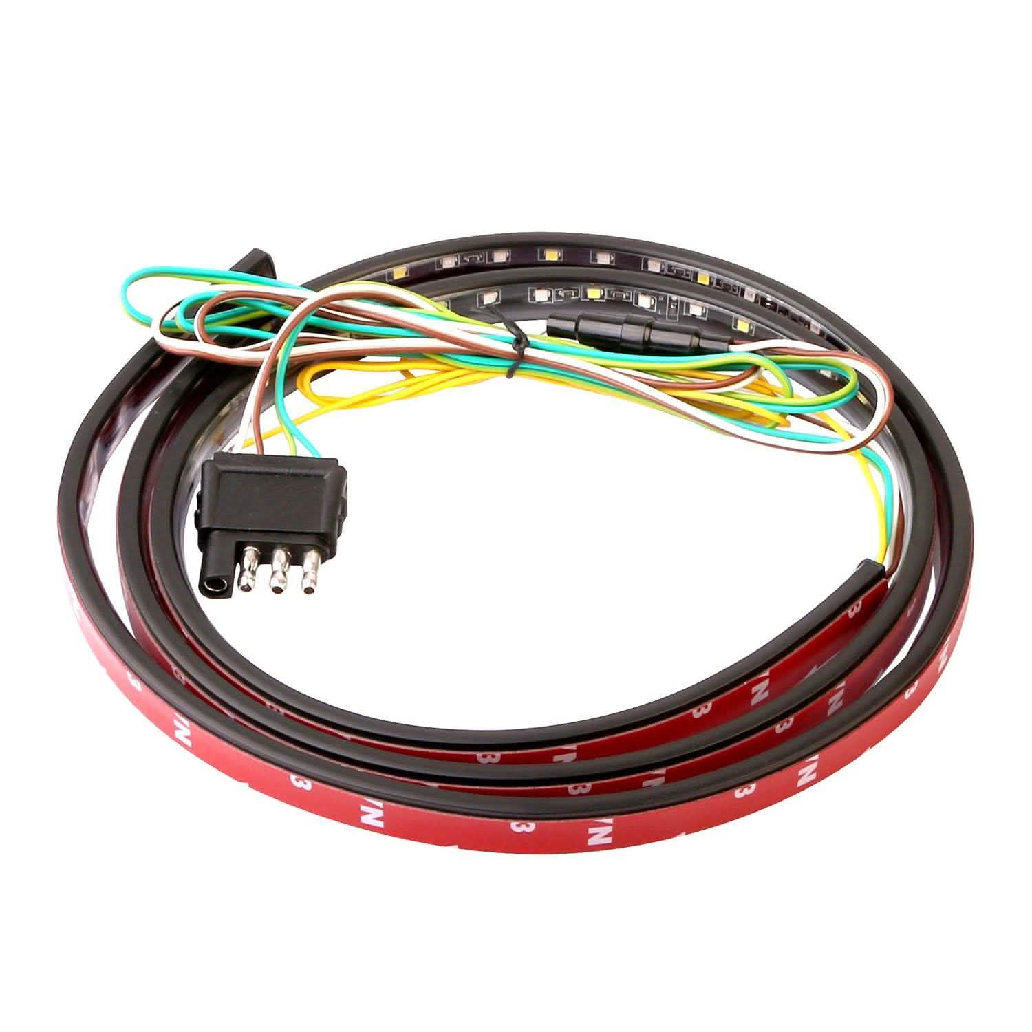 60" Truck Tailgate Brake/Reverse/Turn Signal LED Light Stip Automotive - Tophatter Daily Deals